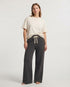 SINSAY WOMEN'S FLEECE BAGGY SWEATPANT - CHOCOLATE