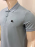 BURBERRY EKD EMBROIDERED POLO LIGHT BLUE