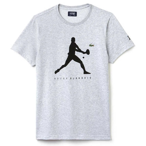 LACOSTE DRI-FIT NOVAK DJOKOVIC LOGO T-SHIRT