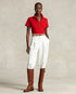POLO RALPH LAUREN SLIM FIT STRETCH POLO SHIRT- RED