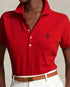 POLO RALPH LAUREN SLIM FIT STRETCH POLO SHIRT- RED