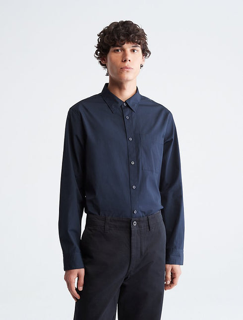 CALVIN KLEIN MEN'S CASUAL COTTON SHIRT