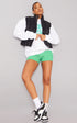PLT BLACK ZIP FRONT CROPPED PUFFER GILET