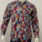 LEEBAADRAH MEN'S ALL-OVER FLOAL PRINTED SHIRT